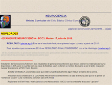 Tablet Screenshot of neurobio.fmed.edu.uy